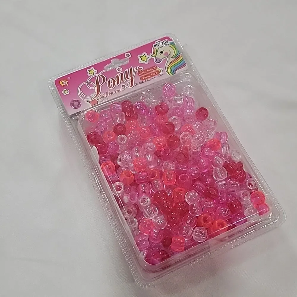 🖤5/$20🖤 NEW.. 2 pack pinks large pony beads..